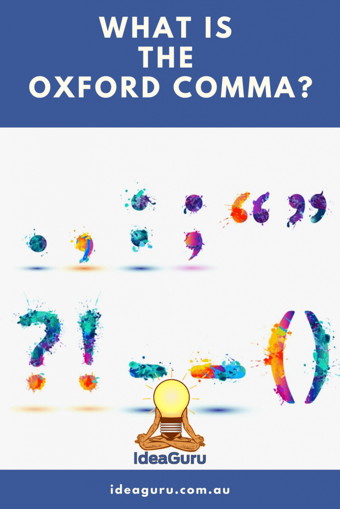 What is the Oxford Comma?
